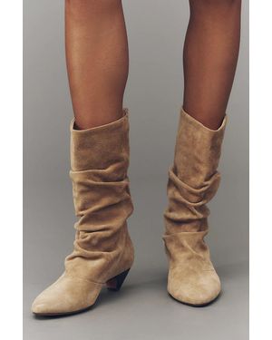 Silent D Heidi Scrunch Boots - Brown