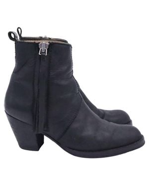 Acne Studios Pistol Ankle Boots - Blue