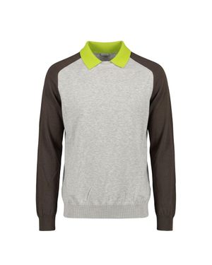 Malo Gray Cotton Men's Sweater