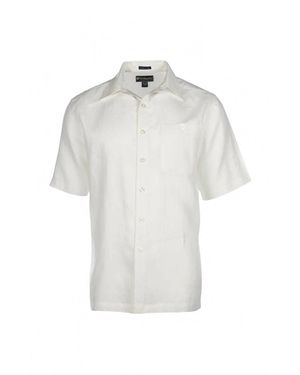 Hook & Tackle Pavilion Short Sleeve Shirt - White