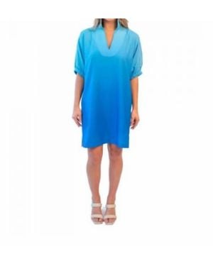 Emily Mccarthy Poppy Mini Dress - Blue