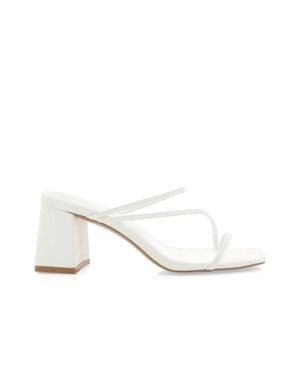 Billini Yazmin Block Heel Mule - White