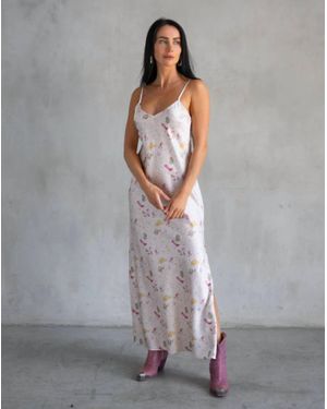 Care Tucker Lennon Zipslip Maxi Dress - Gray