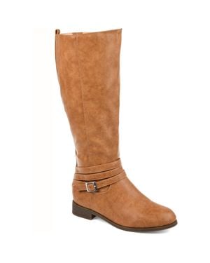 Journee Collection Collection Tru Comfort Foam Wide Calf Ivie Boot - Brown