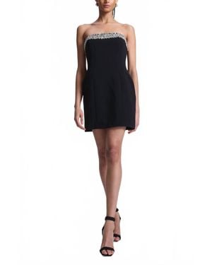 A.L.C. Elsie Strapless Embellished Mini Dress - Black