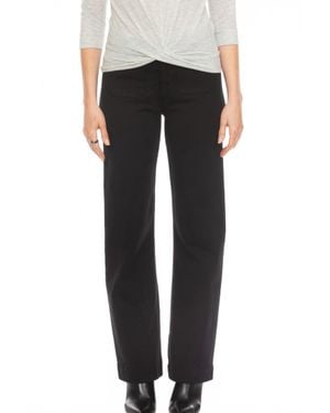 Hello Nite Mid Rise Flare Pants - Black