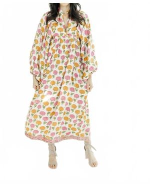 Clara the Label Cassia Maxi Dress - Metallic