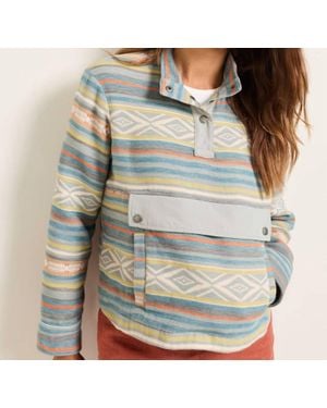 Pendleton Doublesoft Hlaf Snap Pullover - Gray