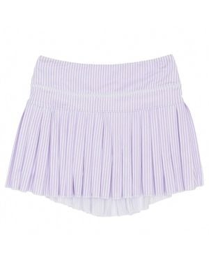 Azarhia Girls Mini Pleated Skort - Purple