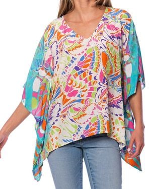 Tolani Briyana Silk Top - Red