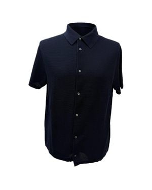Ralph Lauren Label Slim-Fit Piqué Shirt - Blue