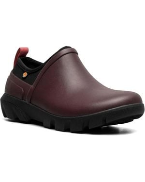 Bogs Sauvie Ii Waterproof Slip On Rain Ankle Boots Zap836 - Black