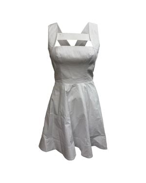 STAUD Mini Teresa Dress - Gray