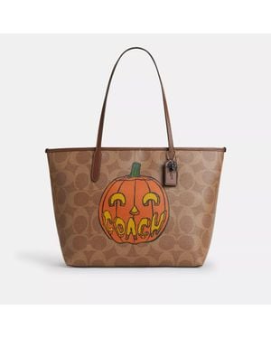COACH City Tote Bag - Brown