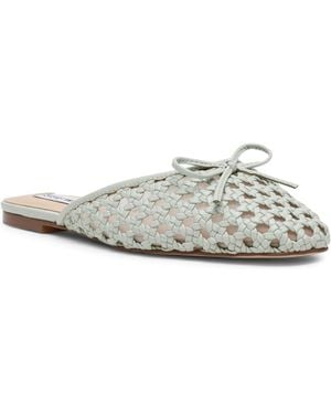 Steve Madden Birdee Slippers Usmint Slip On Round Toe Mule Zogg1468 - Gray