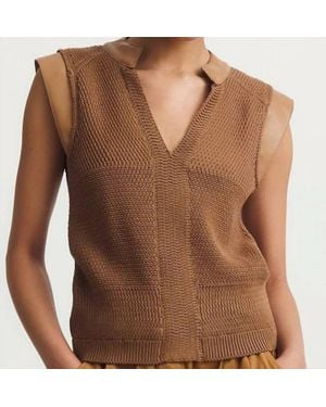Melissa Nepton Juno Top - Brown
