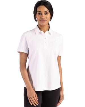 Cutter & Buck Advantage Refresh Epic Confidence Recycled Tri-Blend Pique Polo - White