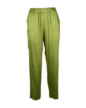 ELLA LAGO DI COMO Satin Pants - Green
