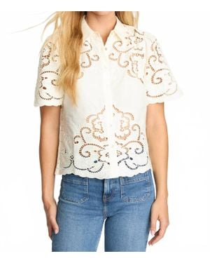 Caballero Kenzie Top - White