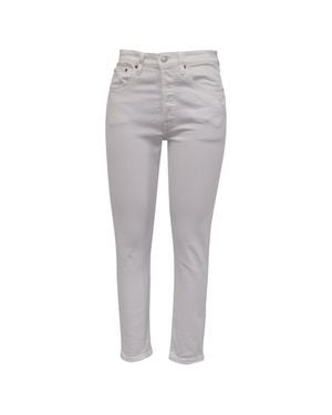 Levi's Slim-Fit Cropped Jeans - Gray