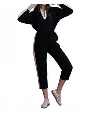 Emily Mccarthy Joy Drawstring Jogger - Black