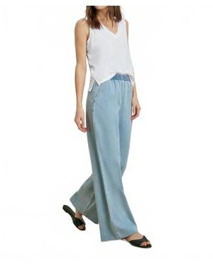 FAVORITE DAUGHTER Malibu Wide Leg Pant - Blue