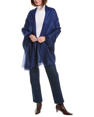 Sofiacashmere Cashmere Wrap - Blue