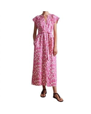Apiece Apart Mirada Sleeveless Midi Dress - Pink