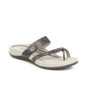 Aetrex Izzy Sandal - Metallic
