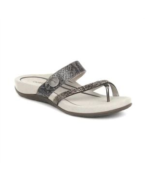 Aetrex Izzy Sandal - Metallic