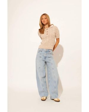 John + Jenn Timmy Lightweight Cotton Sweater - Multicolor