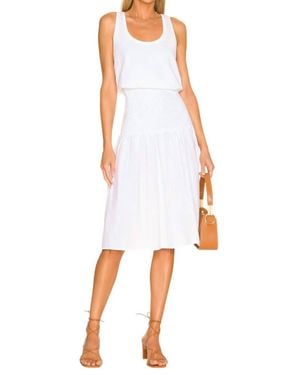 Nation Ltd Sahar Combo Dress - White