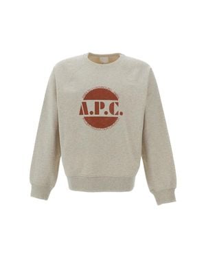 A.P.C. Luis Cotton Sweatshirt - White