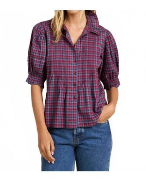 Trovata Jess Blouse - Purple