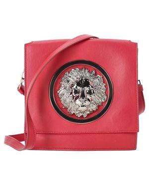 Versace Versus Medusa Flap Crossbody Bag - Red