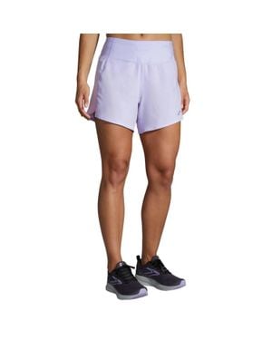 Brooks Chaser 5" Shorts - White