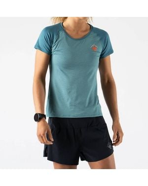 Rabbit Ez Perforated Short Sleeve Trail Tee - Blue