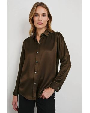 Rails Maria Button Down Shirt - Brown