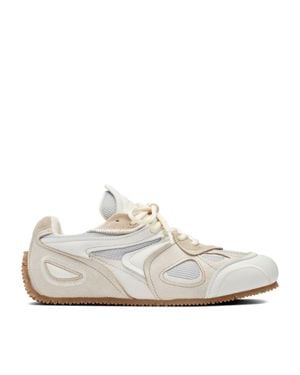 Axel Arigato Slow Runner Leather Suede Accents Sneakers - White