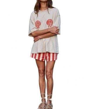 By Together Seaside Shell Tee - White