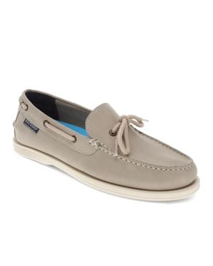 Dockers Darnell Leather Slip-On Boat Shoe - Gray