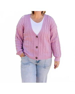 P.S. Kate Mona V-Neck Sweater - Red