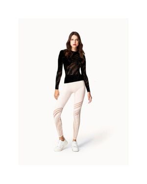 Wolford Organic Net Top Long Sleeves - Black