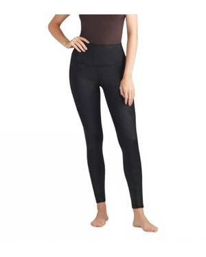 Yummie Faux Leather Legging - Black