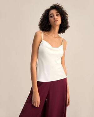 LILYSILK Cowl Neck Camisole - Red