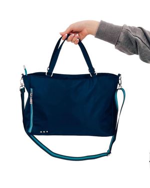Pretty Simple Nina Nylon Tote Bag - Blue