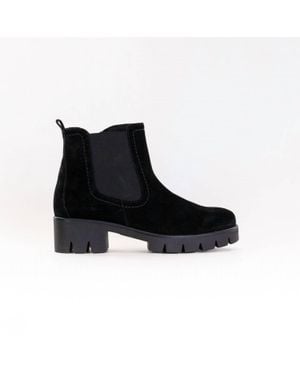 Gabor Suede Boot - Black