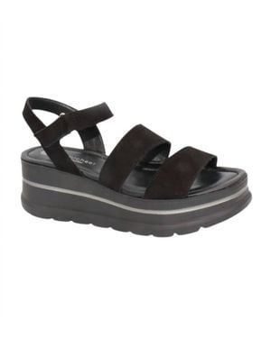 Eric Michael Willow Wedge Sandal - Black