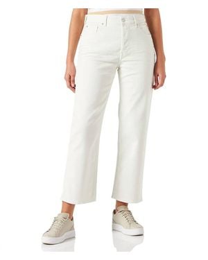 Replay Heveleen Baggy Jeans - White