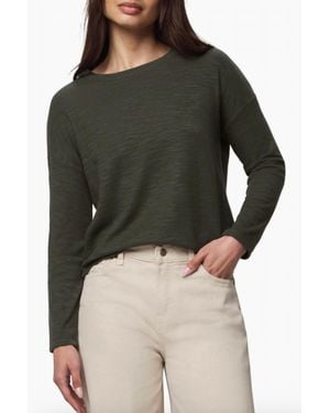 Splendid Callista Long Sleeve Tee - Gray